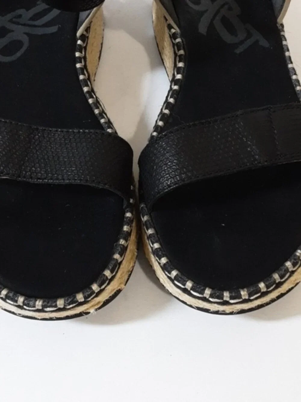 OTBT Reflector espadrilles Women's Black vacations beach casual office Y2K 11M